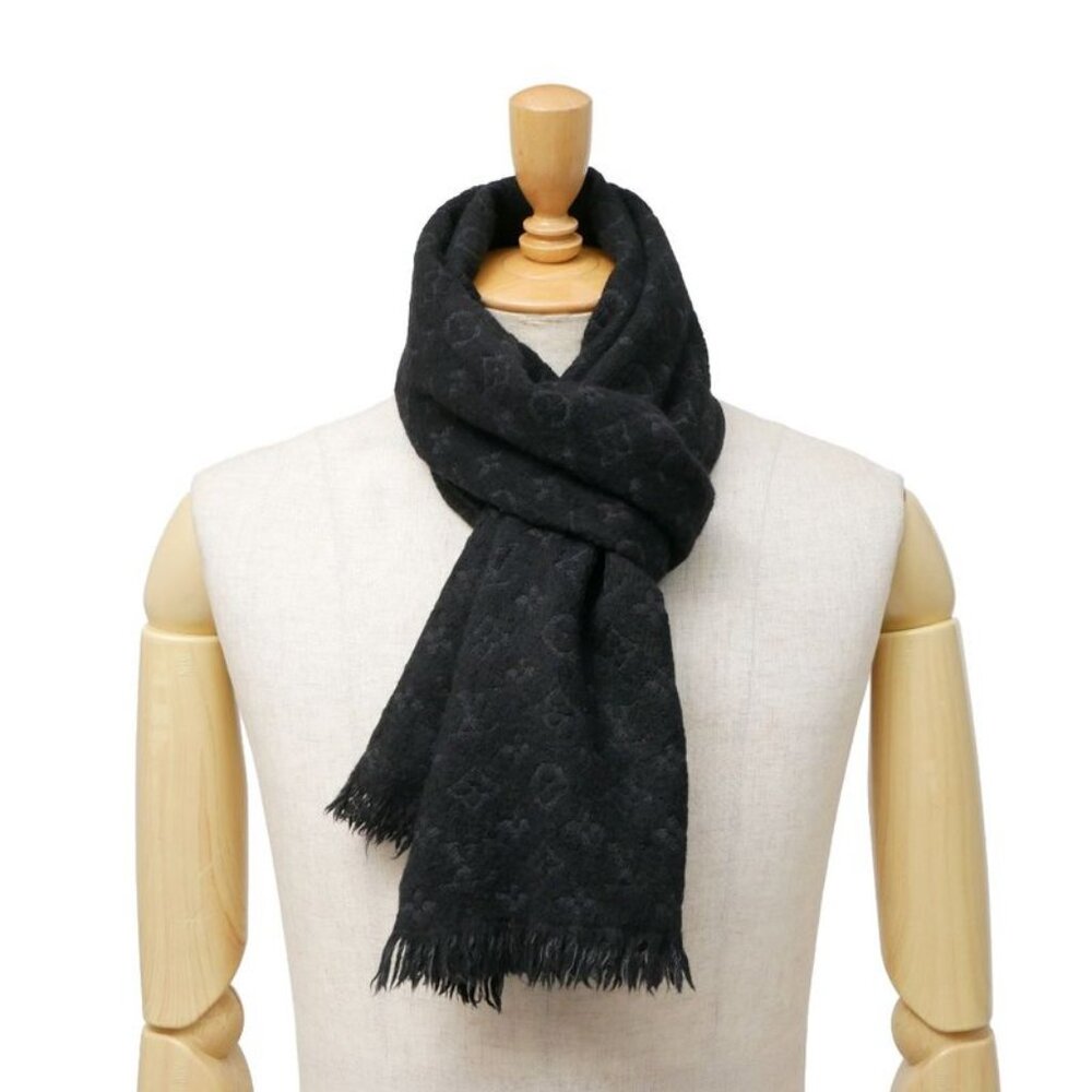 Louis Vuitton Monogram Classic Scarf Fringe Shawl - Picture 1 of 8